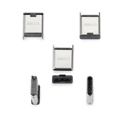 UC.02.52-1W-0001--TYPE-C 24P 公頭 立貼 帶EMC L=8.65_